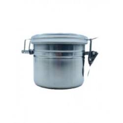 Borcan metalic cu sigiliu silicon 9x10cm