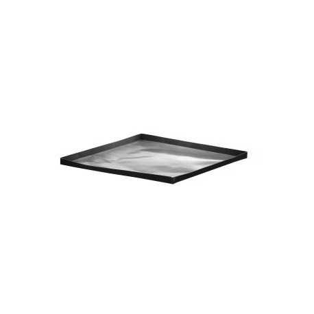 Tava pentru cuptoare cu convectie si microunde, antiaderenta, HENDI, neagra, 280x280x(H)18mm