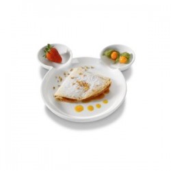 Farfurie pentru copii model "Ursulet", portelan, 250x25 mm