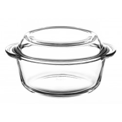 Vas rotund termorezistent Borcam 1.5l