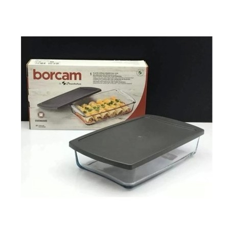 Vas Yena cu capac plastic negru Borcam 1320 cc