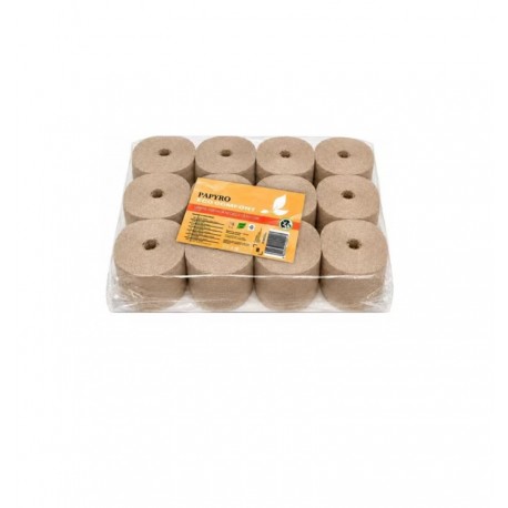 Papyro Hartie Igienica natur reciclata bax 12 buc