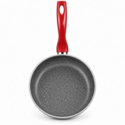 Tigaie granit cu capac Papilla Red 24 cm