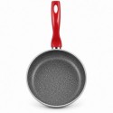 Tigaie granit cu capac Papilla Red 28 cm