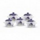 Set 10 piese cratite emailate Arian Lavanda