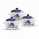 Set 6 piese cratite emailate Arian Lavanda