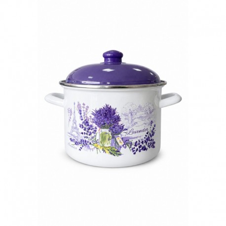Arian Oala emailata adanca 26 cm 10.5L Lavanda