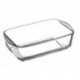 Vas termorezistent dreptunghiular fara capac, 2750 ml, Borcam 59007