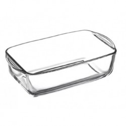 Vas termorezistent dreptunghiular fara capac, 2750 ml, Borcam 59007