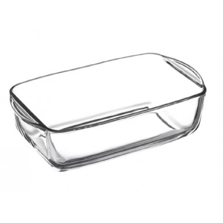 Vas termorezistent dreptunghiular fara capac, 2750 ml, Borcam 59007