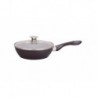 Tigaie adâncă cu capac granit gri 28 cm SW