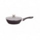 Tigaie adâncă cu capac granit gri 24 cm SW