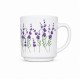Cană opal cu decor lavanda 240 ml