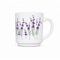 Cană opal cu decor lavanda 240 ml