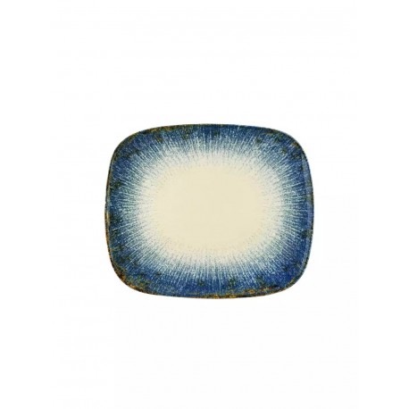 Platou rectangular portelan Apulum Tessa Blue 30 x 24 cm