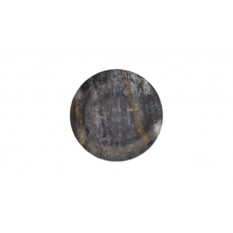 Platou pizza portelan Apulum Black - Gold 32cm