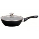 Tigaie adanca tip Wok cu capac, 30 cm, granit